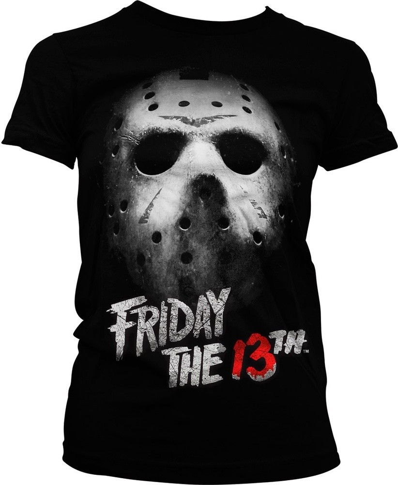 Friday The 13th Girly Tee Damen T-Shirt Schwarz - Damen
