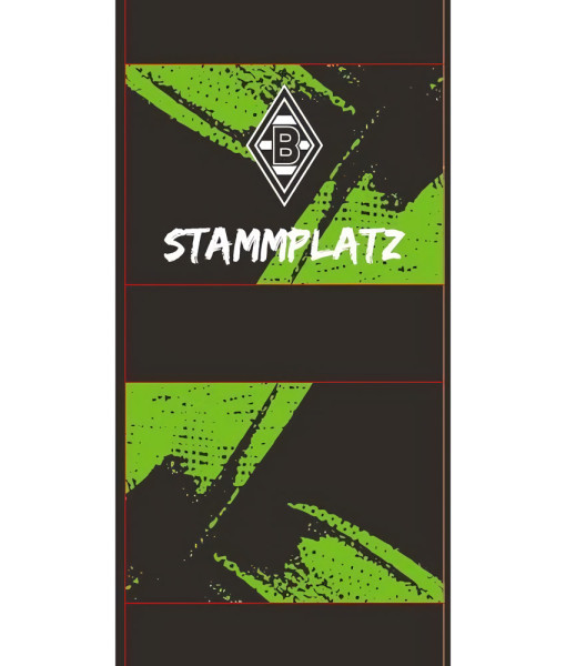 Borussia Mönchengladbach Sitzkissen Stammplatz Fußball Schwarz