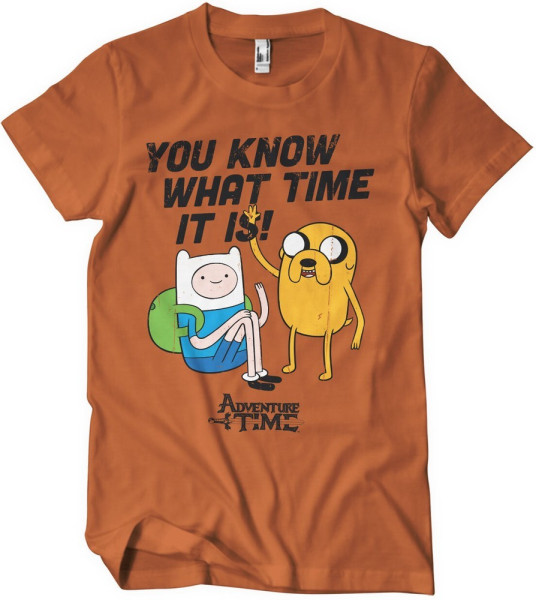 It'S Adventure Time T-Shirt Burnt/Orange