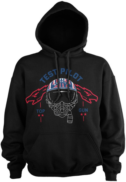 Top Gun Test Pilot Hoodie Black