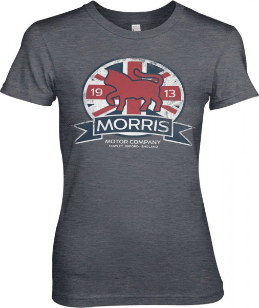 Morris Motor Co. England Girly Tee Damen T-Shirt Dark-Heather