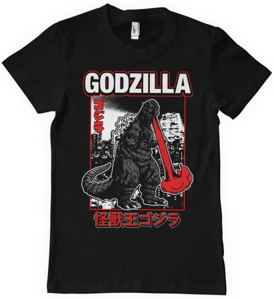 Godzilla - Atomic Breath T-Shirt Black