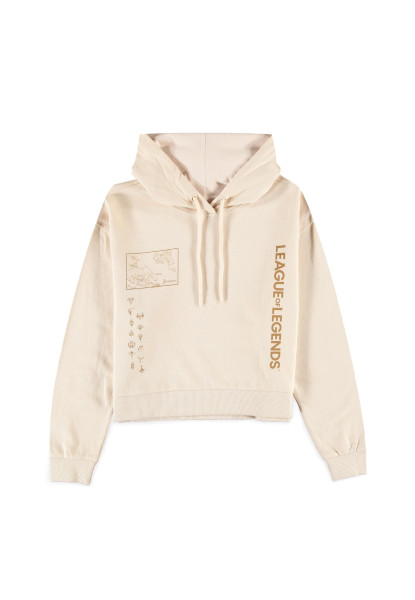 League Of Legends - Women's Hoodie (Kangaroo Pocket) Beige
