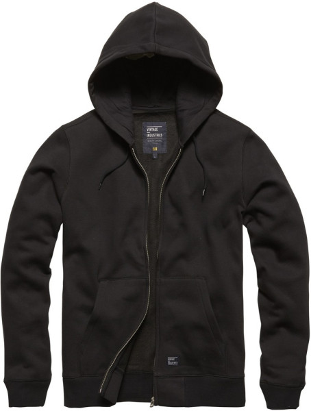 Vintage Industries Sweatjacke Redstone Hooded Sweatshirt Black