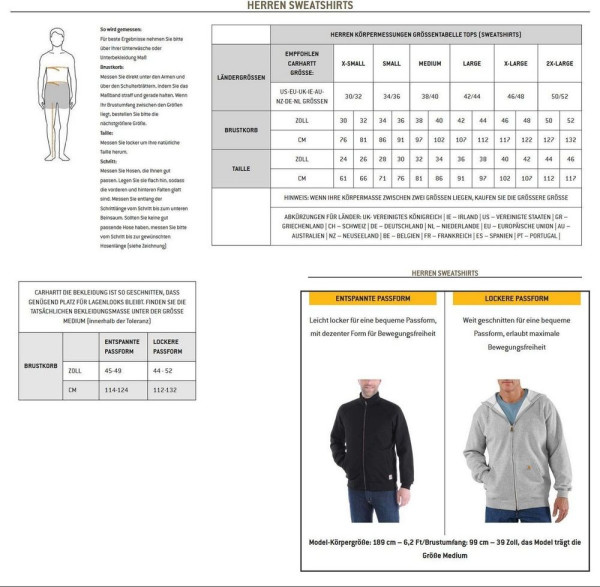 Carhartt Canvas Fleece-Lined Shirt Jac 105419