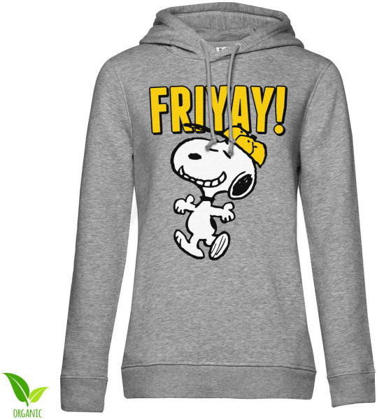 Peanuts Damen Snoopy Friyay Girly Hoodie PNC-57-PN005-H49-9