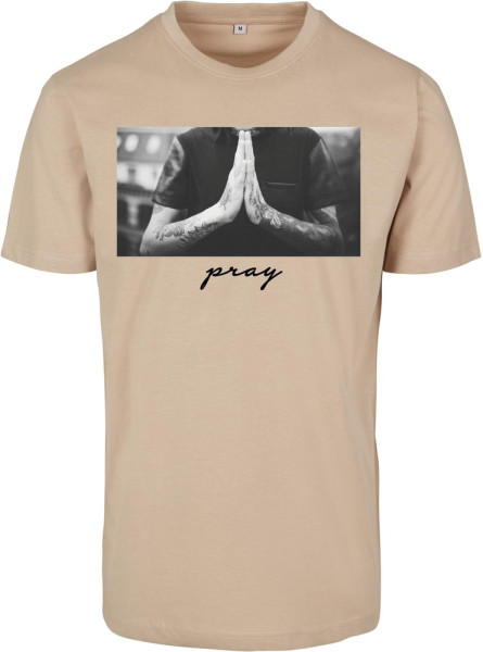 Mister Tee T-Shirt Pray Tee Sand