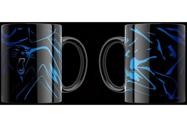 Carolina Panthers Tasse „Camo“ 330ml American Football NFL Schwarz