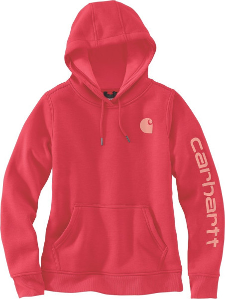 Carhartt Damen Logo Sleeve Graphic Sweatshirt Bittersweet