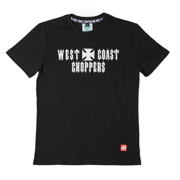 WCC West Coast Choppers T-Shirt Script Tee Black