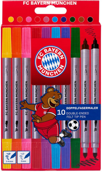 FC Bayern München Doppelfasermaler 10er-Set 31945