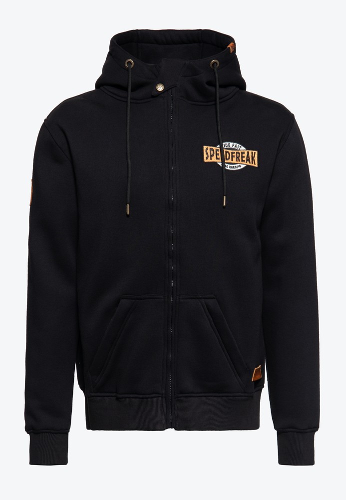 King Kerosin Outdoor Sweatjacke KKI110008 Schwarz - Herren / Unisex