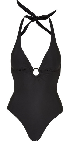 Urban Classics Damen Badeanzug Ladies Recycled Neckholder Swimsuit