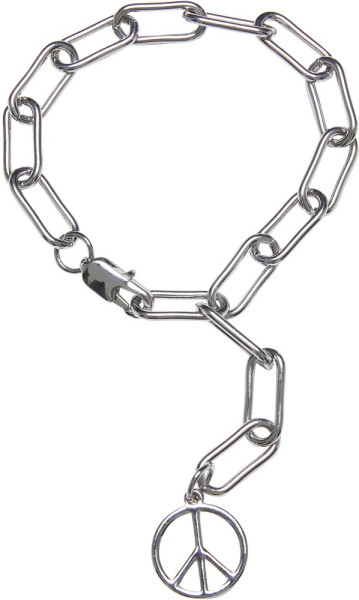 Urban Classics Armband Y Chain Peace Pendant Bracelet