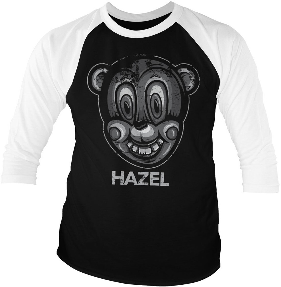Umbrella Academy Hazel Baseball 3/4 Sleeve Tee Longsleeve Weiß-Schwarz - Herren / Unisex
