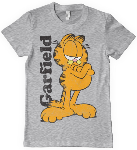 Garfield T-Shirt Heather-Grey