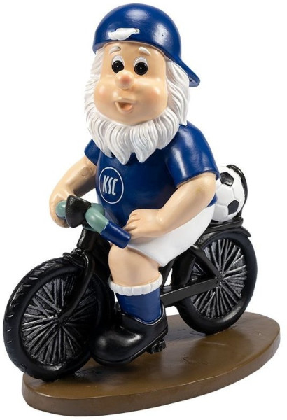 Karlsruher SC Gartenzwerg Fahrrad Fußball Blau/Weiß