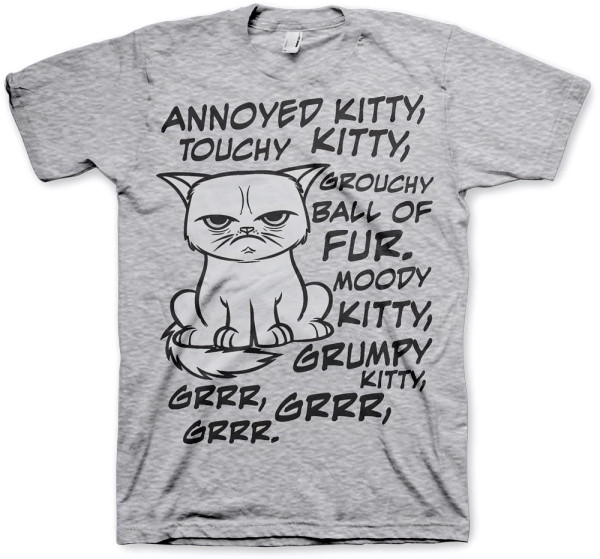 Tokigt Grumpy Cat T-Shirt SH-1-15701-H43-4