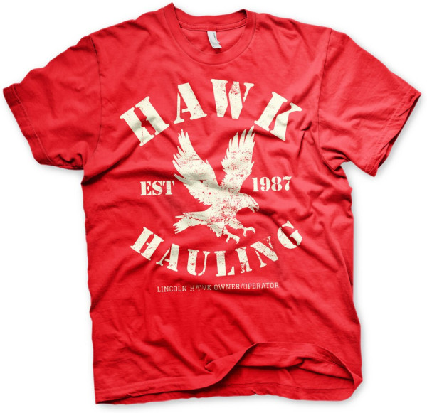 Over The Top Hawk Hauling T-Shirt Red