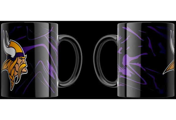 Minnesota Vikings Tasse „Camo“ 330ml American Football NFL Lila