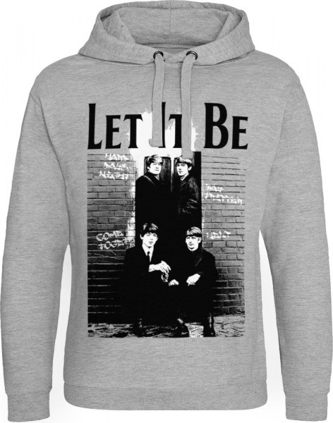 The Beatles Let It Be Epic Hoodie Heather-Grey