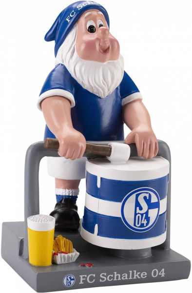 FC Schalke 04 S04 Gartenzwerg Trommler klein
