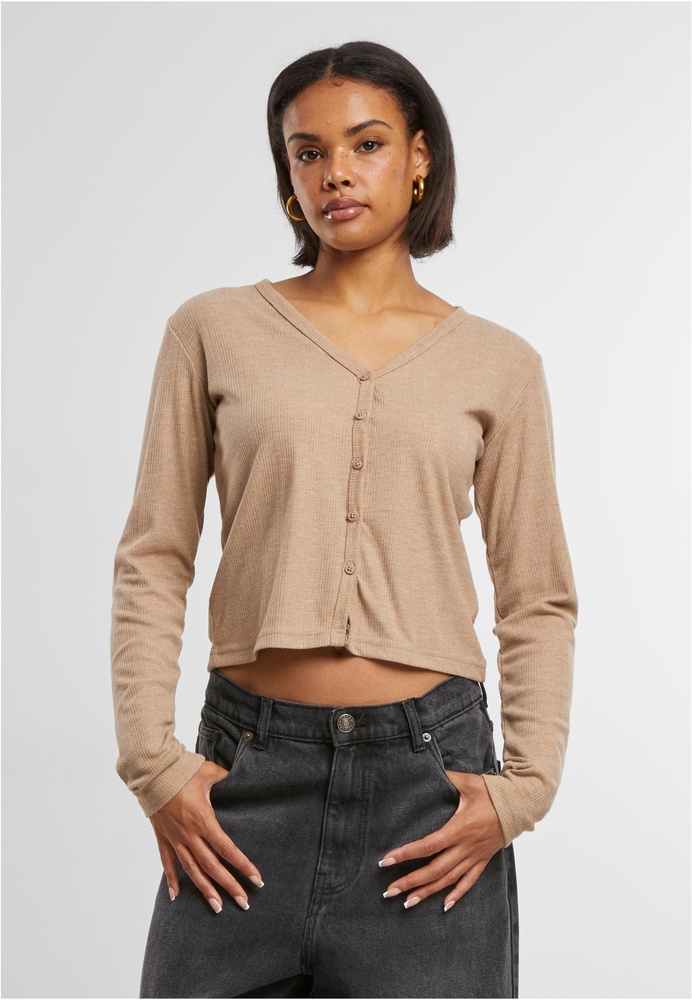 Urban Classics Damen Ladies Rib Cardigan TB7001 - Damen