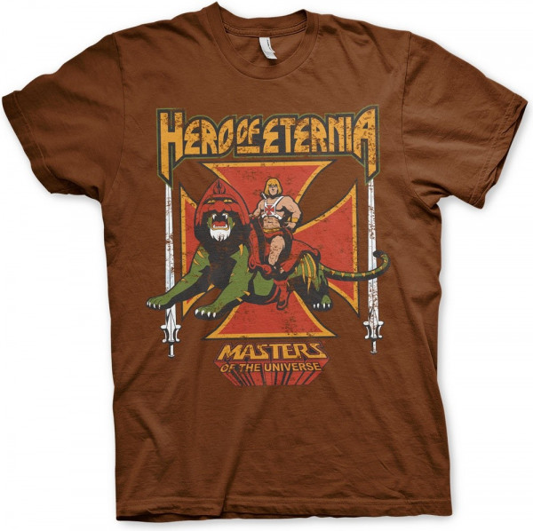 Masters Of The Universe Hero Of Eternia T-Shirt Brown