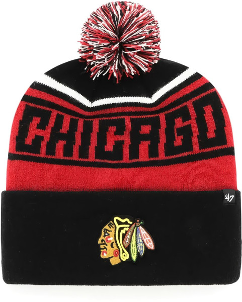 47 Brand Mütze Wintermütze NHL Chicagohawks Stylus CUFF KNIT 192657