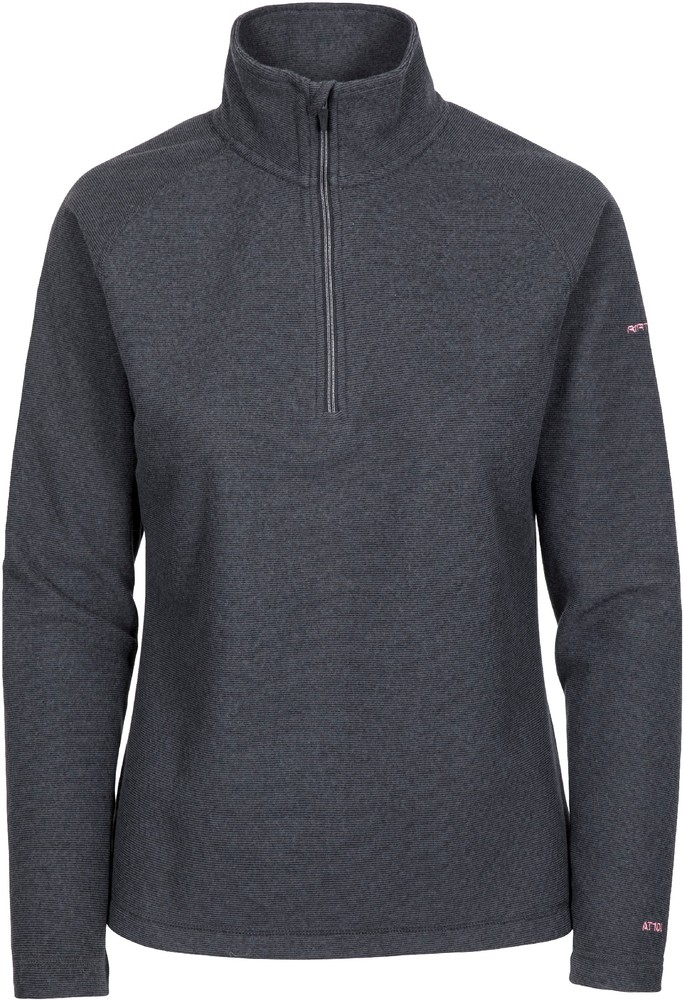 Trespass Damen Fleecejacke/Fleecepullover Meadows - Female Fleece At100 Charcoal - Damen
