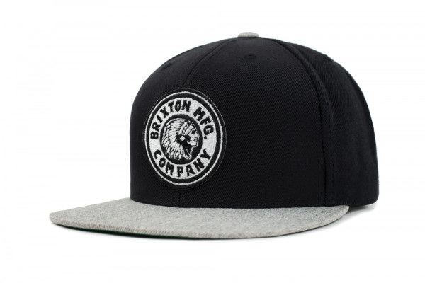 Brixton Cap Rival Snapback Black