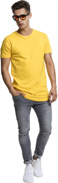 Urban Classics T-Shirt Shaped Long Tee Chrome Yellow