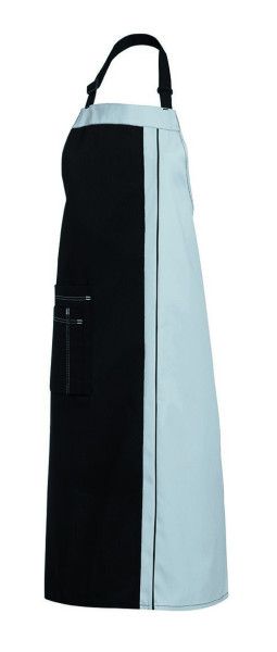 Leiber Latzschürze ca. 100 cm 11/2522/1029 Schwarz/Silber