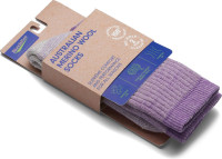 Blundstone Socken Pink and Grey Mid-Weight Merino Wool Socks