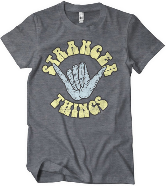Stranger Things Dude T-Shirt Dark-Heather