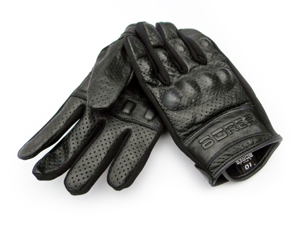 Bores Motorrad Sommerhandschuhe Black Love Black | Handschuhe |  Herrenbekleidung | Motorrad | kustom-kult.de