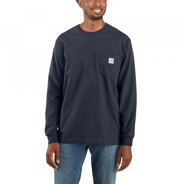 Carhartt Longsleeve Workwear Pocket T-Shirt L/S Navy