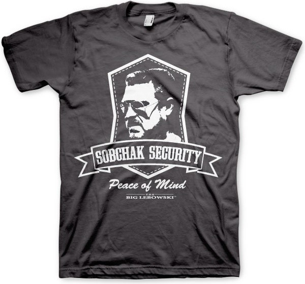 The Big Lebowski Sobchak Security T-Shirt Dark-Grey