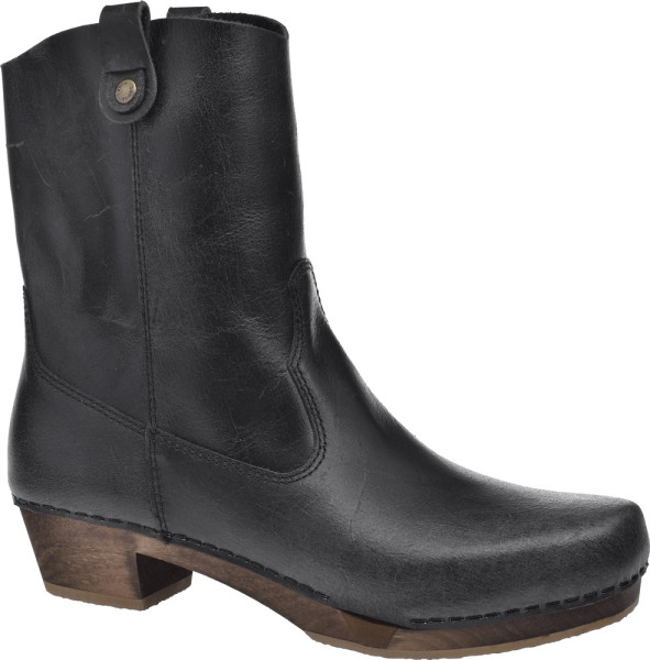 Sanita Damen Stiefel Wood-Kit Western Flex Boot Black