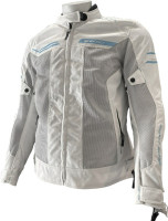 Grand Canyon Damen Motorrad Textiljacke Luna Lady Mesh Beige/Silver