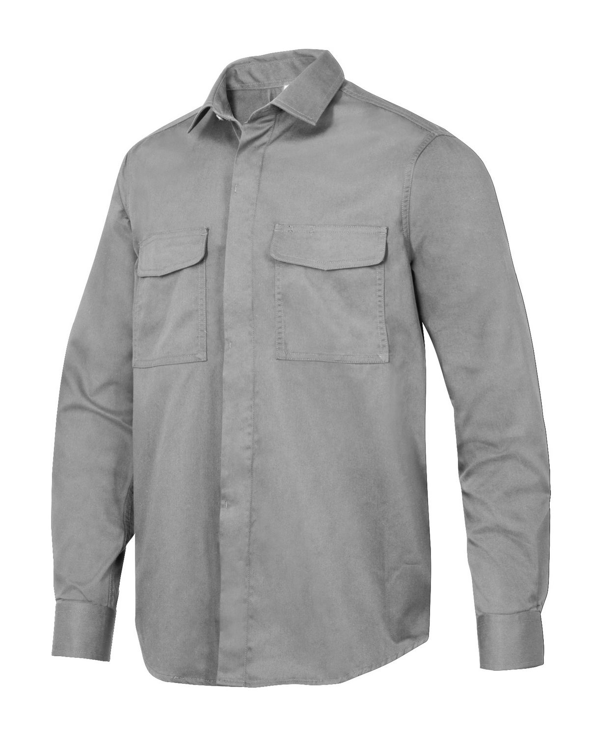 Snickers Service langarm Shirt Grau - Herren / Unisex