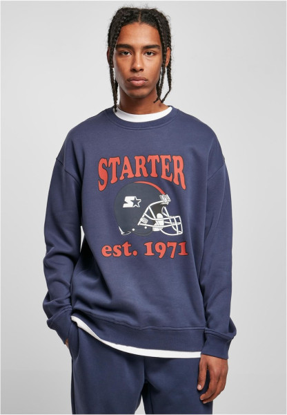 Starter Black Label Sweatshirt Football Crewneck Darkblue