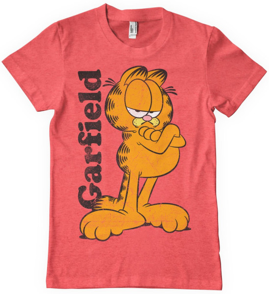 Garfield T-Shirt Red-Heather