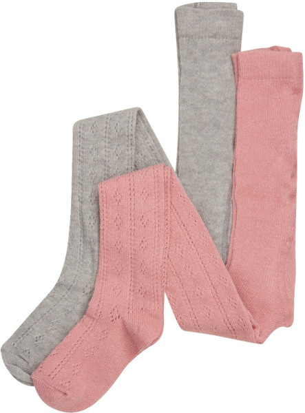 Minymo Kinder Strumpfhose Stockings Pointelle (2-pack)
