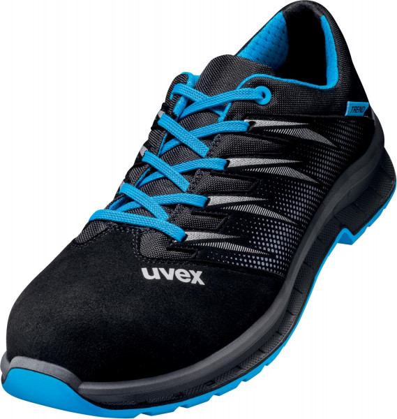 Uvex 2 Trend Halbschuhe S2 69398 Blau, Schwarz (69398)