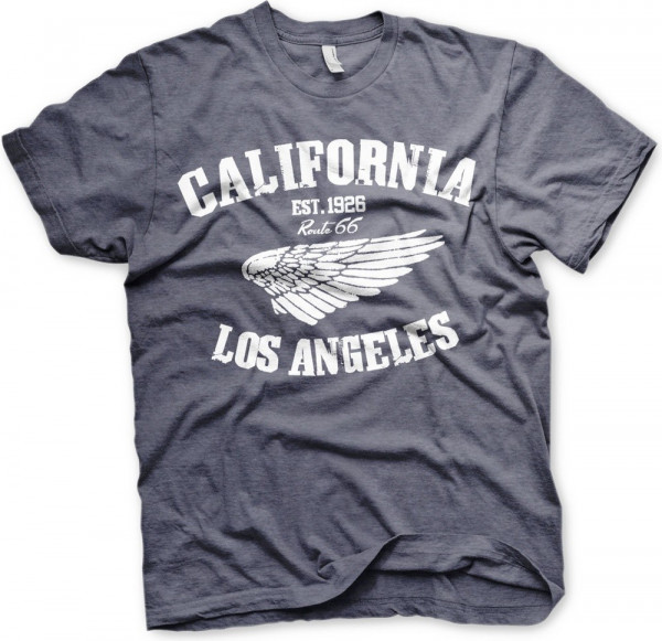 Route 66 California T-Shirt Navy-Heather