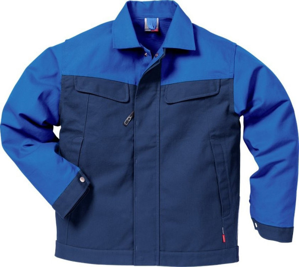 Kansas Industrie-Jacke Icon Two Baumwoll-Jacke 4857 KC Marine/Königsblau
