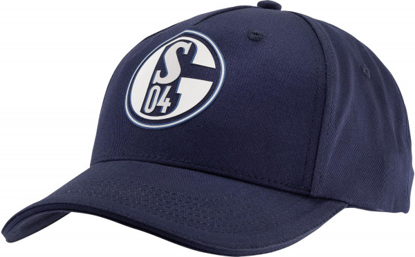 FC Schalke 04 Cap Navy Outline Fussball 1. Bundesliga Blue