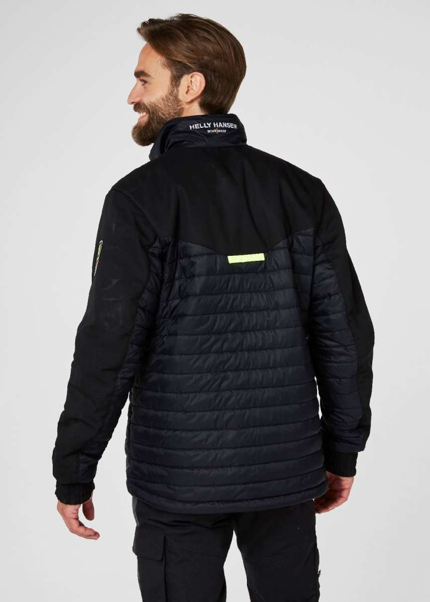 Helly Hansen Jacke 73251 Aker Insulated Jacket 990 Black Jackets Coats Men s Clothing Workwear kustom kult