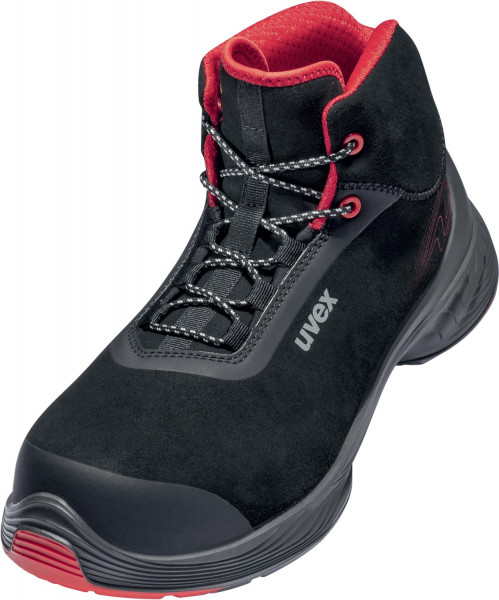 Uvex 1 G2 Stiefel S3 68392 Schwarz, Rot (68392)